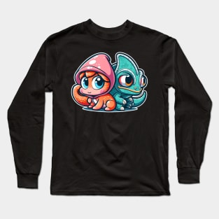 Quirky Color-Changer: The Weird Chameleon Chronicles Long Sleeve T-Shirt